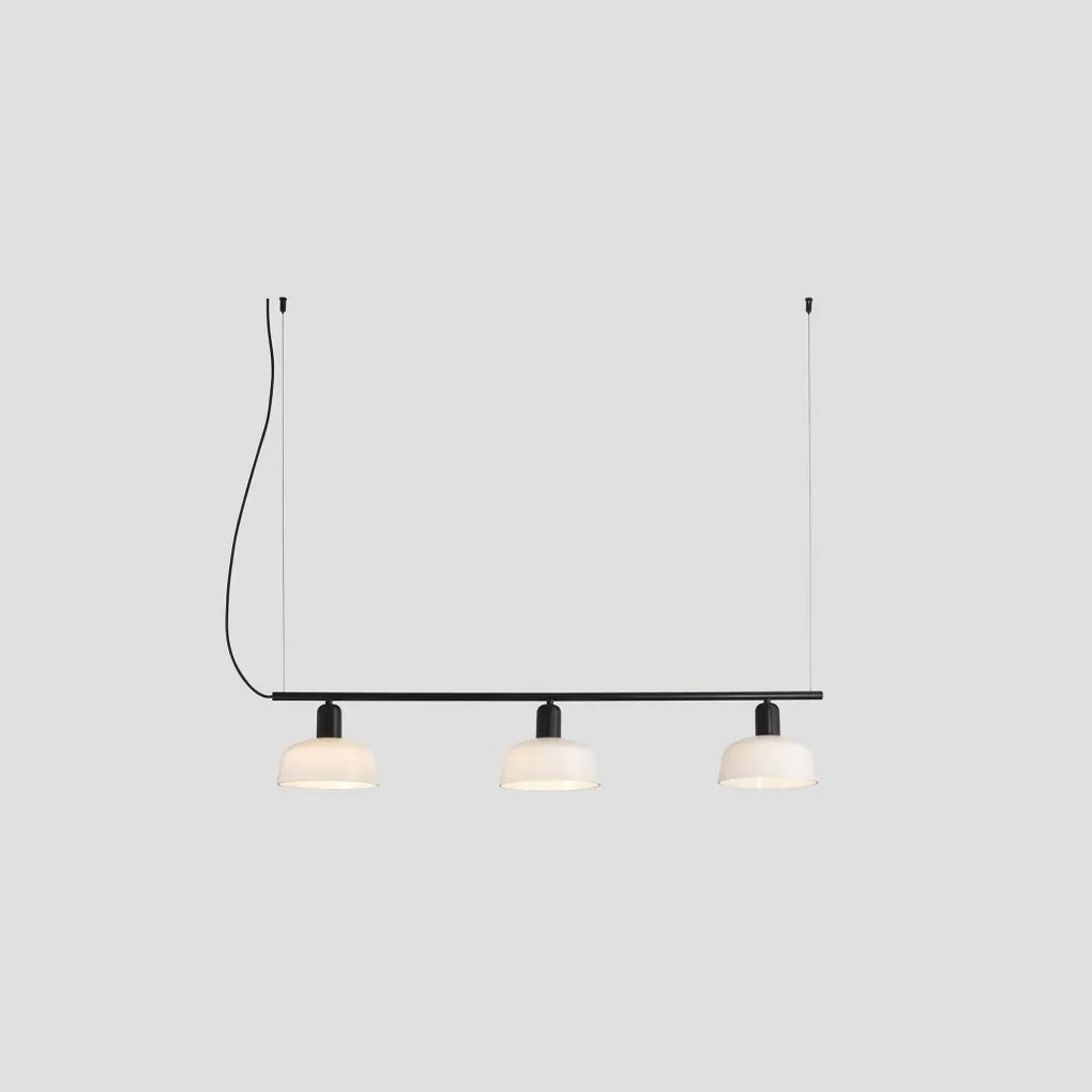 Lustra suspendata design modern TATAWIN alb