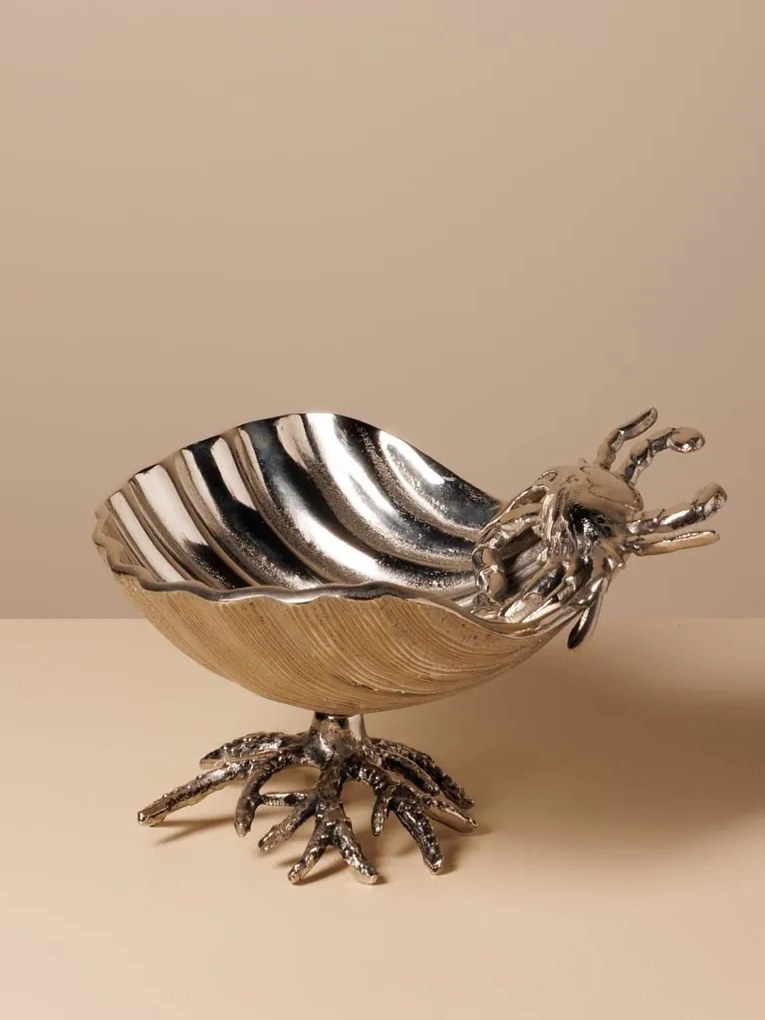 Bol decorativ din aluminiu, Crab