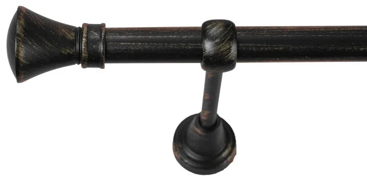Galerie simpla -prince-simpla /19 -negru antichizat (Alege marime: 280 cm)