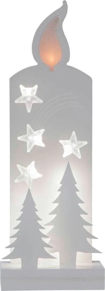 Lumanare decorativa LED EGLO GRANDY alba 13/8/36 cm