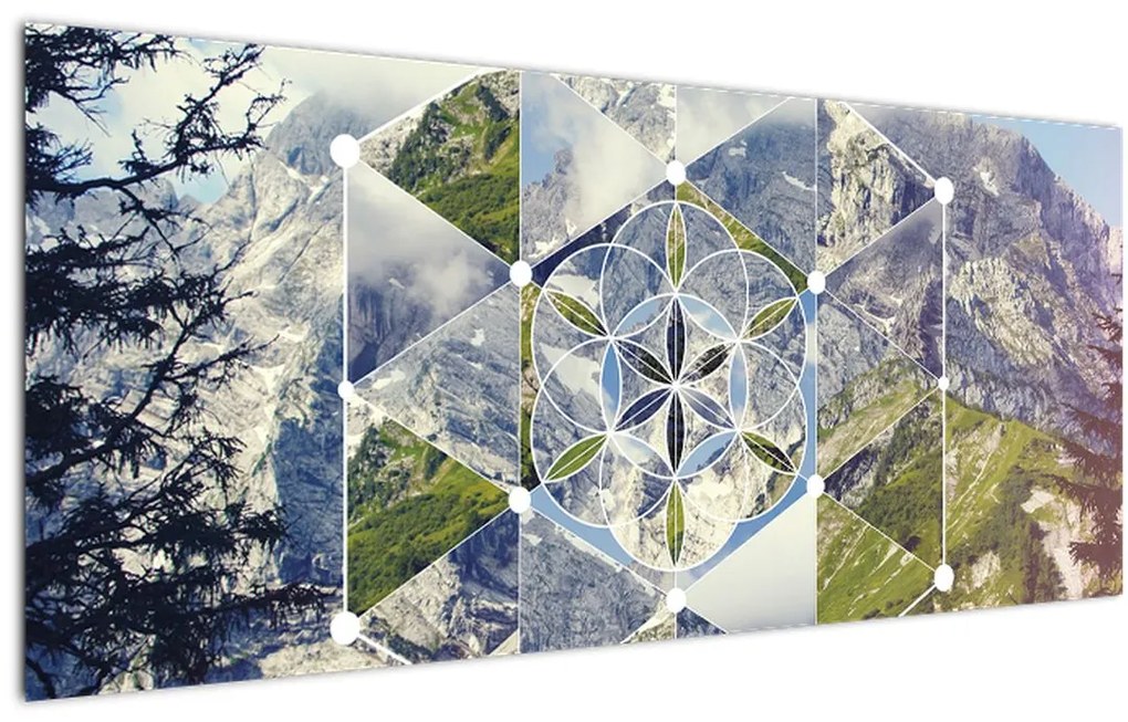 Tablou - Model geometric (120x50 cm)