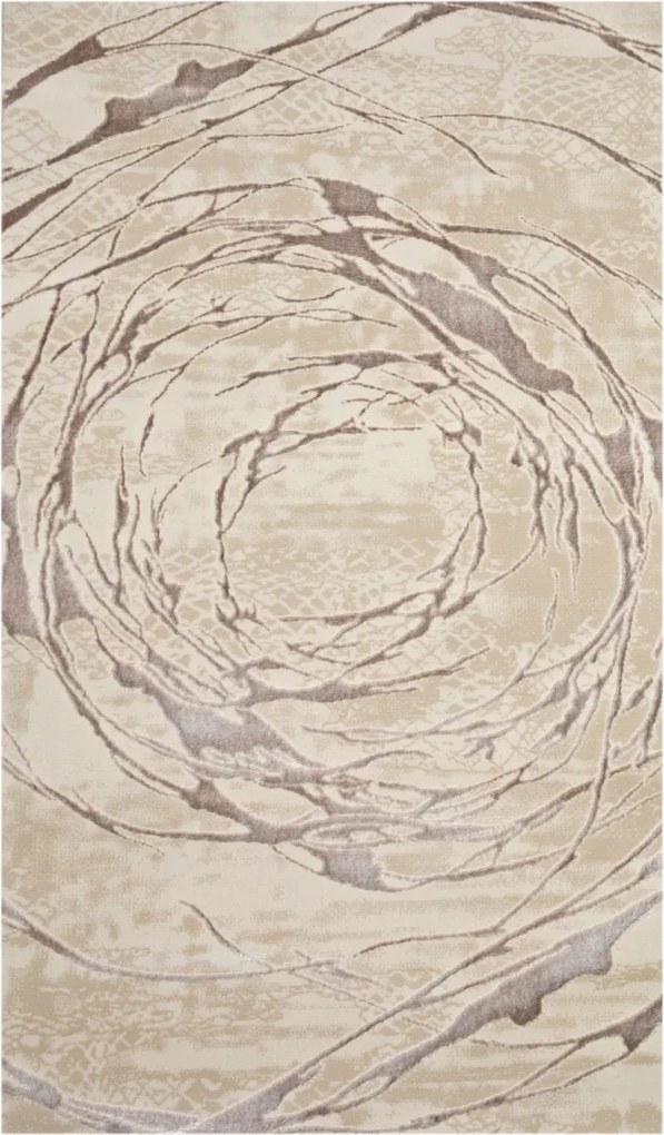 Covor Modern Living , Dormitor Dreptunghiular Elif F353A Crem (Alege dimensiunea: 80 x 150)