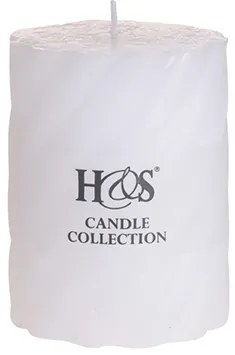 Lumanare Twisted alba 9 cm