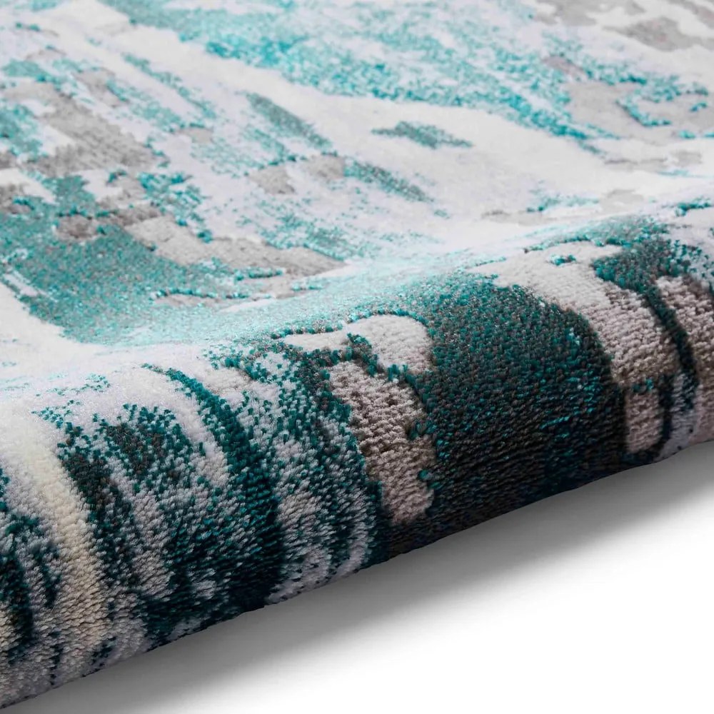 Covor Think Rugs Apollo, 160 x 220 cm, gri-verde