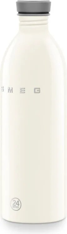 Sticla Smeg Urban WBF02CR, 1 l, Inchidere ermetica, Fara VRA, Otel inoxidabil, Crem