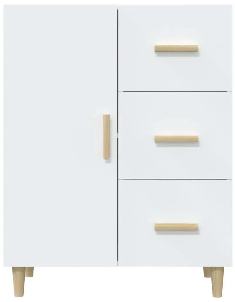 Servanta, alb, 69,5x34x90 cm, lemn prelucrat 1, Alb
