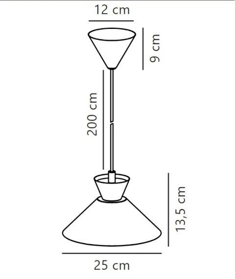 Lustră pe cablu Nordlux DIAL 1xE27/40W/230V alb