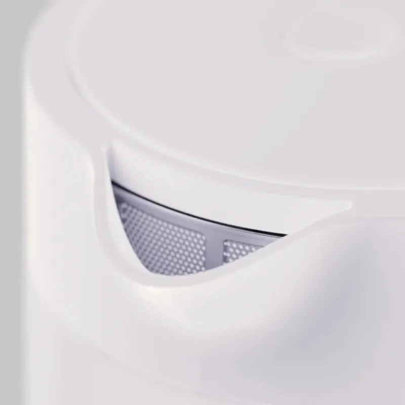 Cana electrica AENO AEK0005, 2200 W, 1,7 l, 40-100 °C, Baza rotativa la 360°, STRIX, Afisaj LED, Filtru, Alb