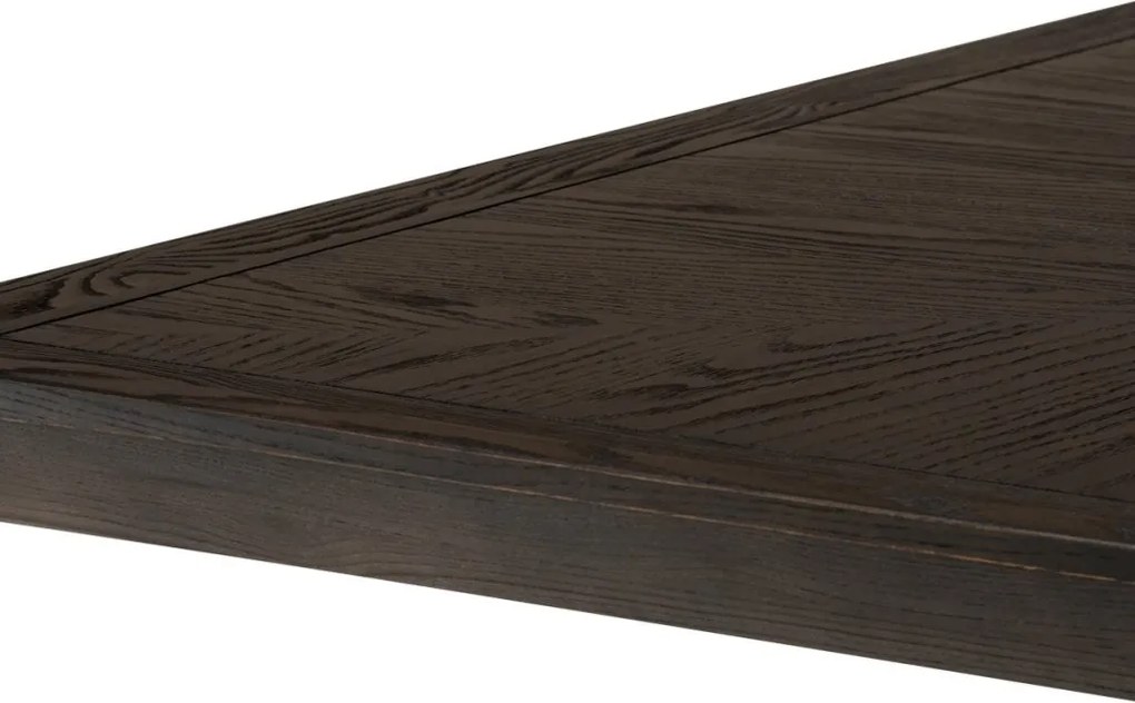 Masa dining design LUX Rexton 150x150cm, Ebony oak veneer