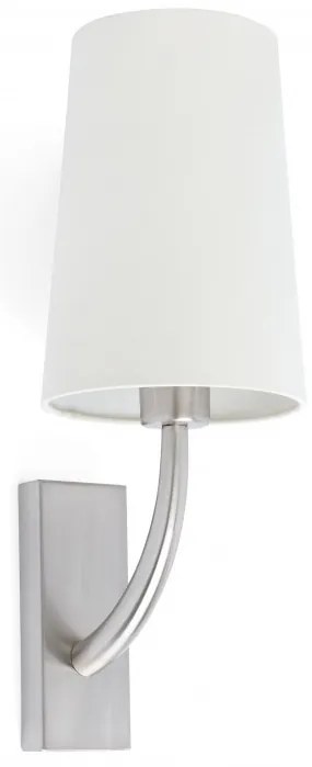 Aplica de perete eleganta design clasic REM nickel/alb