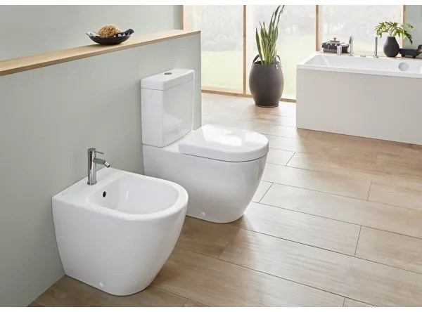 Villeroy & Boch 54000001 - Bideu suspendat SUBWAY 2.0 37 x 56 cm, ceramică, alb