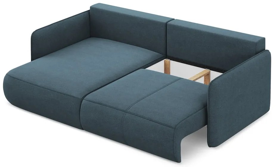 Colțar albastru extensibil/cu spațiu de depozitare (cu colț pe partea stângă) Nanea – Makamii