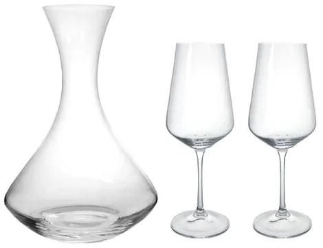 Set de 2 pahare cu carafă Orion Sandra, 1,5 l