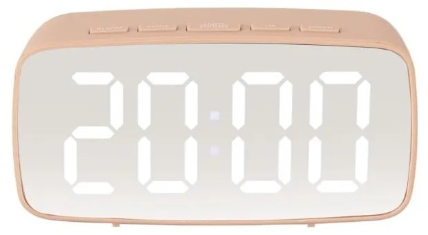 Ceas deșteptător digital roz - Karlsson