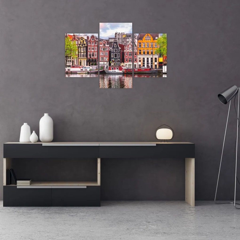 Tablou - Amsterdam, case de dans (90x60 cm)