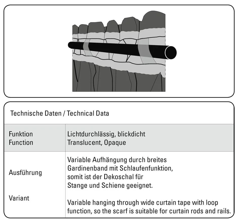 Perdea roz 175x140 cm Etamine - Gardinia