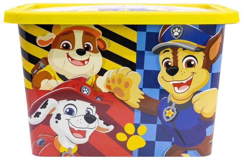 Patrula Cățelușilor Rescue Pups cutie de depozitare din plastic 7 L