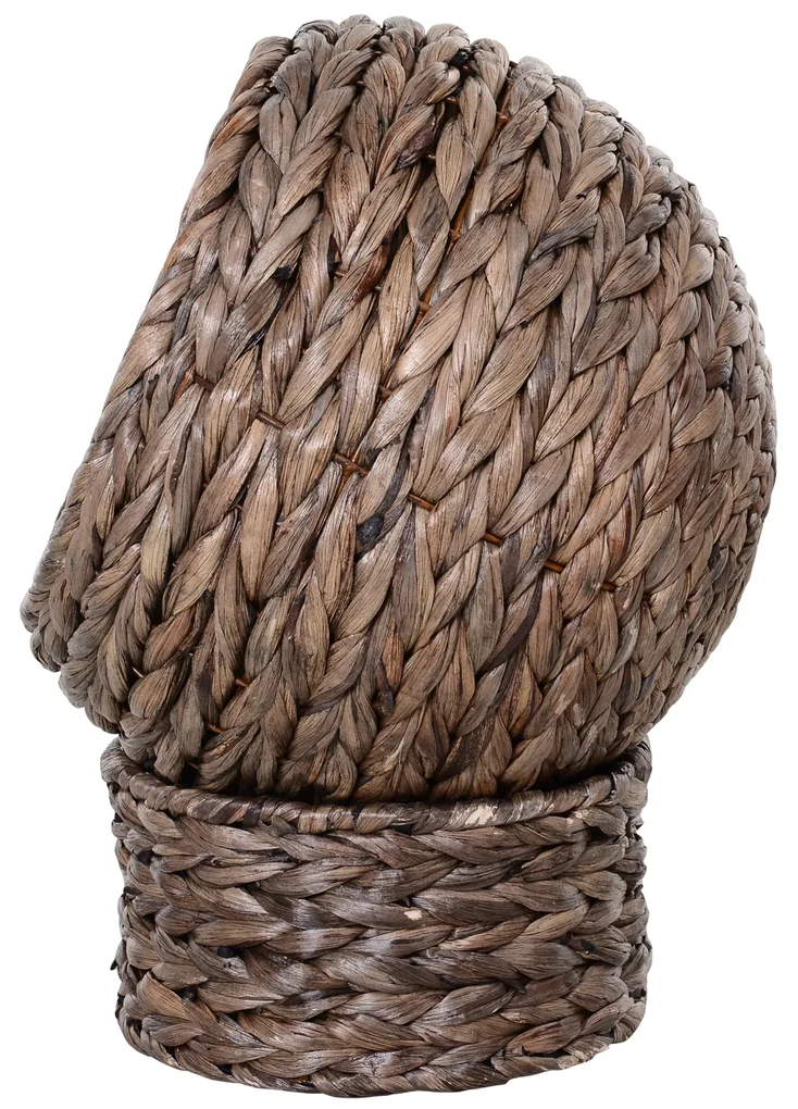 PawHut Cusca Ridicată pentru Pisici cu Pernă Materiale Naturale 42x33x52cm | Aosom Romania