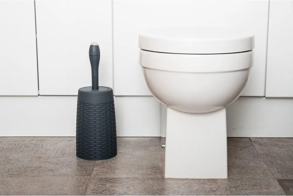 Perie de WC gri din plastic – Addis