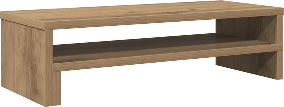 vidaXL Suport monitor, stejar artizanal, 54x22x15 cm, lemn prelucrat