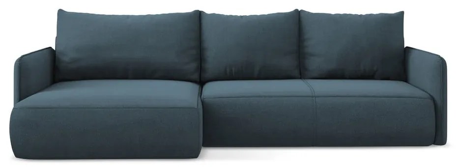 Colțar albastru extensibil/cu spațiu de depozitare (cu colț pe partea stângă) Nanea – Makamii