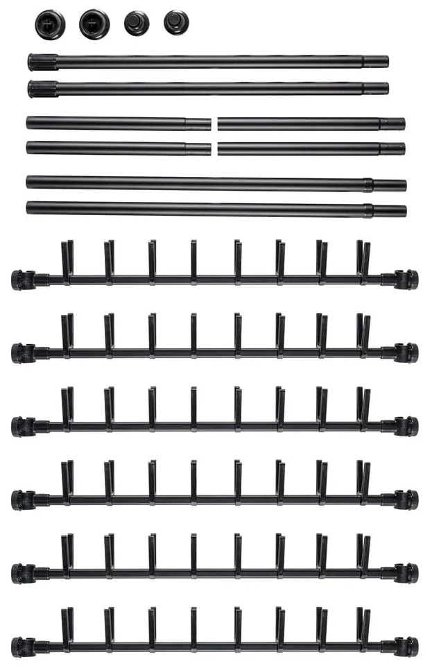 Pantofar negru telescopic din metal Herkules – Wenko