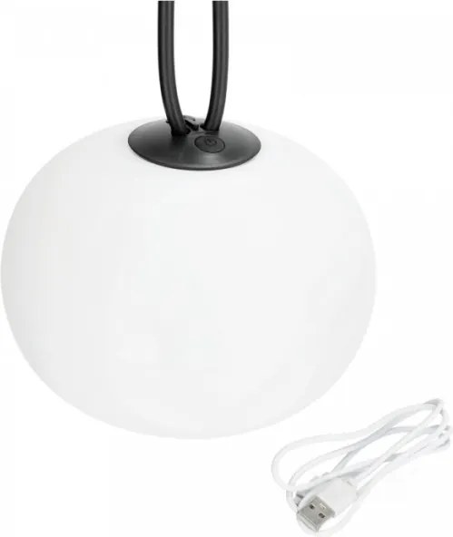 Lampă LED reglabilă reîncărcabilă pentru exterior VENEZIA LED/1,5W/5V 2500K IP54 2600mAh negru