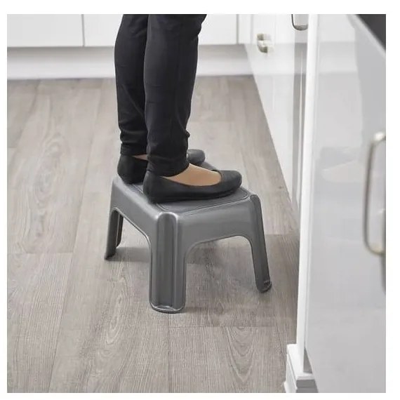 Scaun Addis Step Stool Black, negru