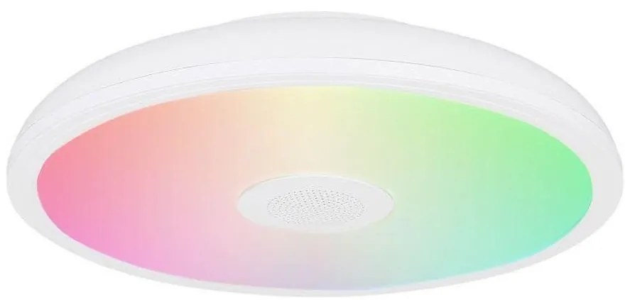 Corp de iluminat LED RGB pentru baie cu difuzor RAFFY LED/18W/230V IP44 Globo + telecomandă