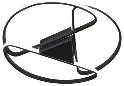 Plafonieră LED dimabilă LED/75W/230V 3000-6500K negru + telecomandă