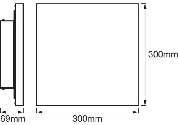 Ledvance - Lumină de plafon cu LED-uri Dimmer SMART + FRAMELESS LED/20W/230V Wi-Fi