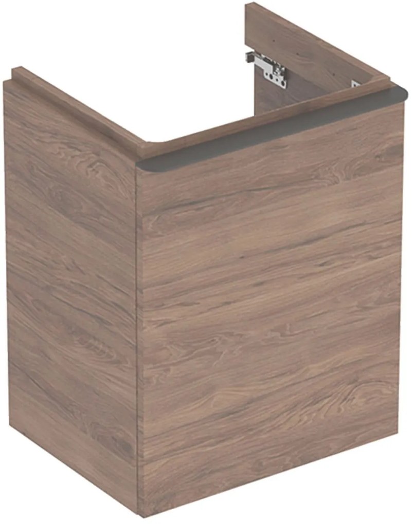 Geberit Smyle Square dulap 49.2x40.6x61.7 cm sub chiuveta pe perete nucă 500.363.JR.1