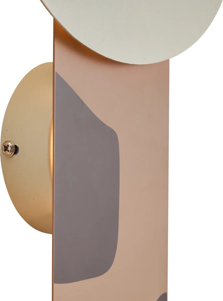 Lampă de perete pentru copii maro cu LED, cu 3 trepte de intensitate luminoasă - Gigi Girafa