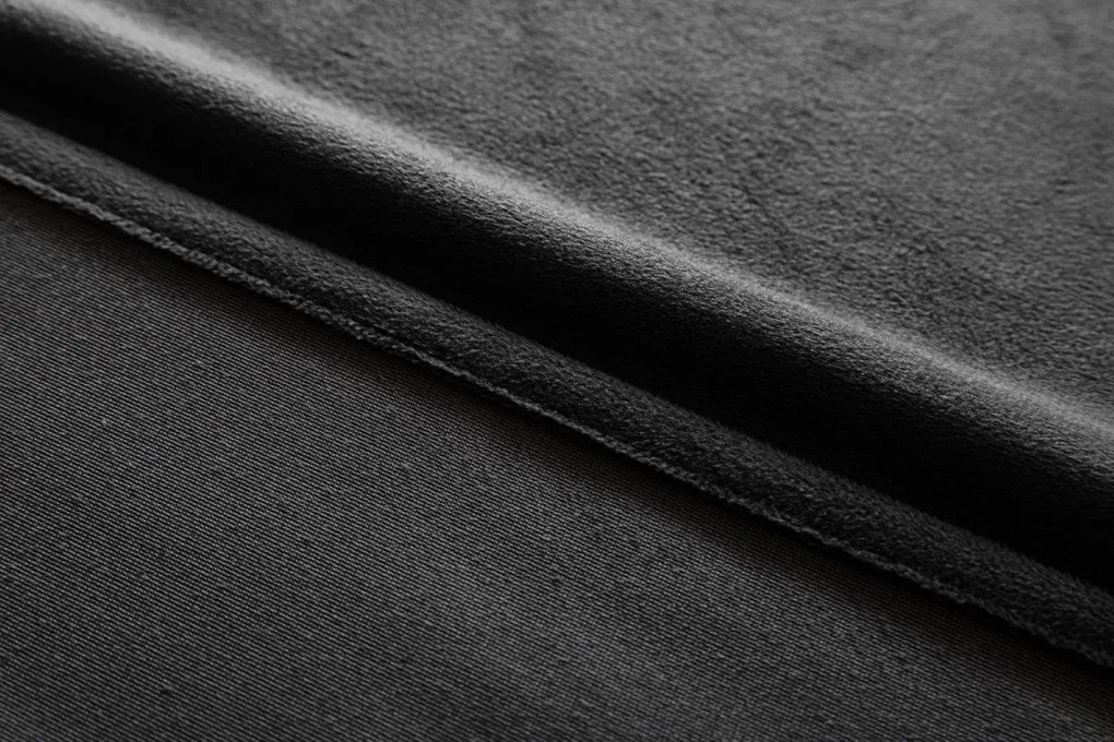 Draperie din catifea Culoare gri inchis, VELVET 140x250 cm