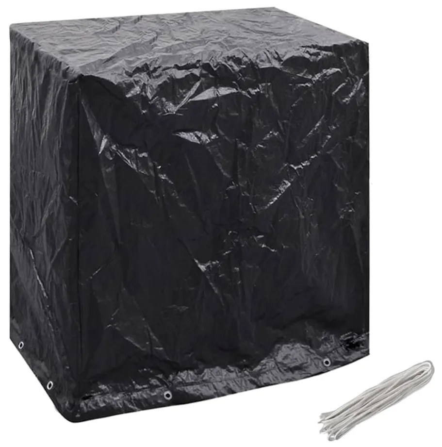 45126 vidaXL Husă mobilier grădină masă tenis 2 buc, 8 ocheți, 160x55x182 cm