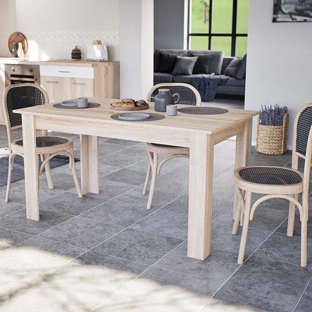 Masă de dining Yorki Standard 140x80 cm stejar sonoma