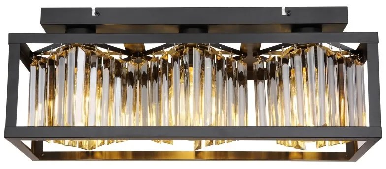Plafoniera design modern Mathilde negru mat