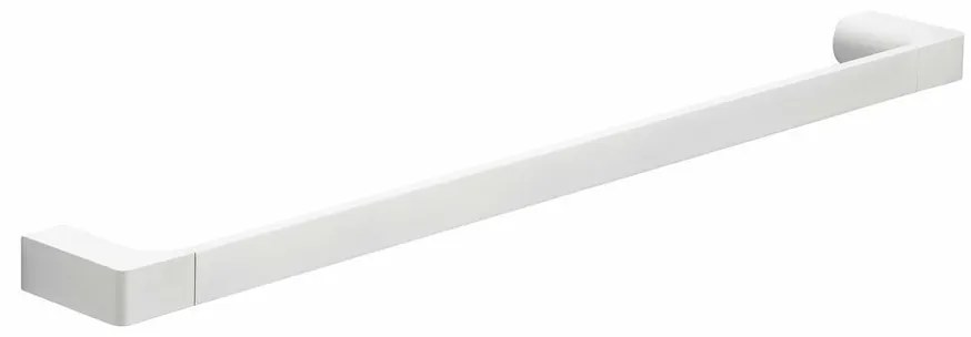 GEDY PI216002 Pirenei suport pentru prosoape 60 x6,6 cm, alb mat