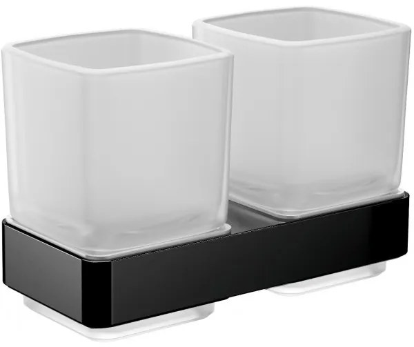 Pahar cu suport dublu, Emco Loft, negru, 052513300