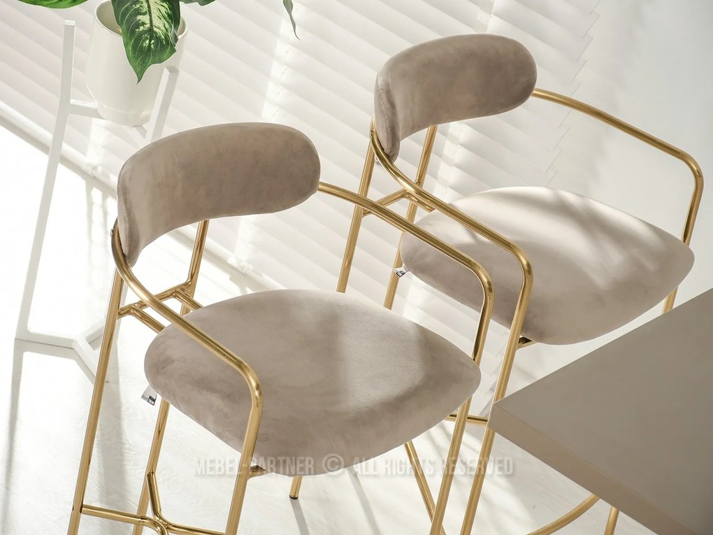 Scaun Viola (bej + auriu). Promo -19%. 1110752