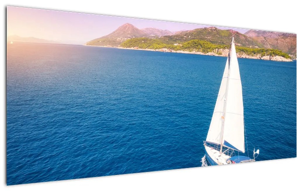 Tablou - Excursie cu navă (120x50 cm)