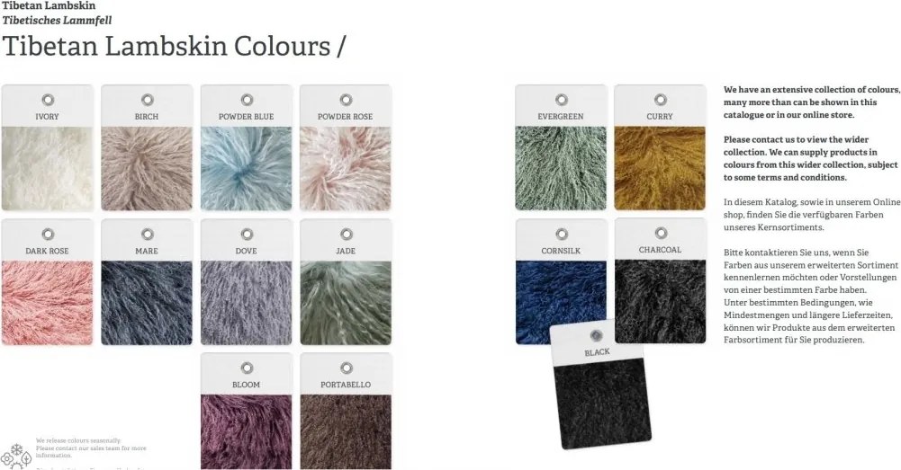 Covor din blana de oaie Tibetan Long Wool Single 150x180cm