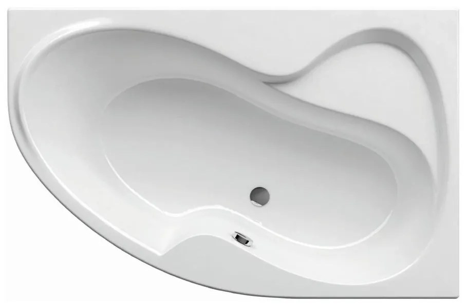 Ravak CL21000000 - Cadă de colț ROSA 160x105 cm acrilic/alb