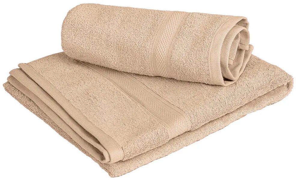 Prosop CLARYSSE ELEGANCE 60x110 cm nisipiu, 100% bumbac