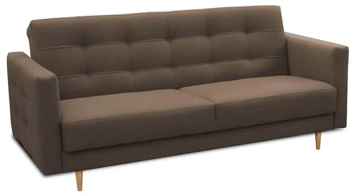 Canapea 3 locuri AMEDIA ciocolatie, 210/94/92 cm