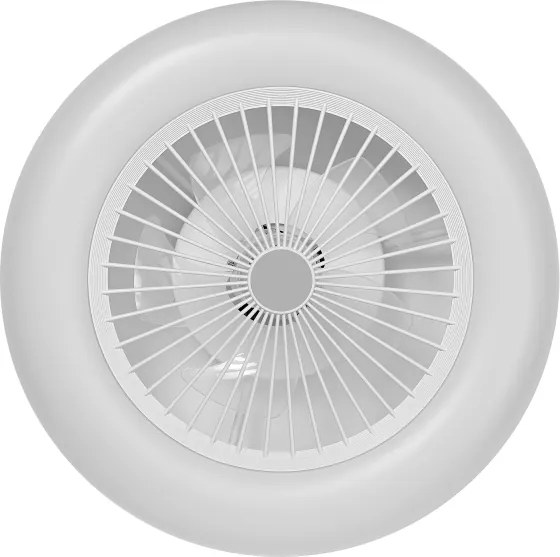 Osram - Plafonieră LED dimabilă cu ventilator SMART+, 75 W, 230 V, Wi‑Fi + telecomandă