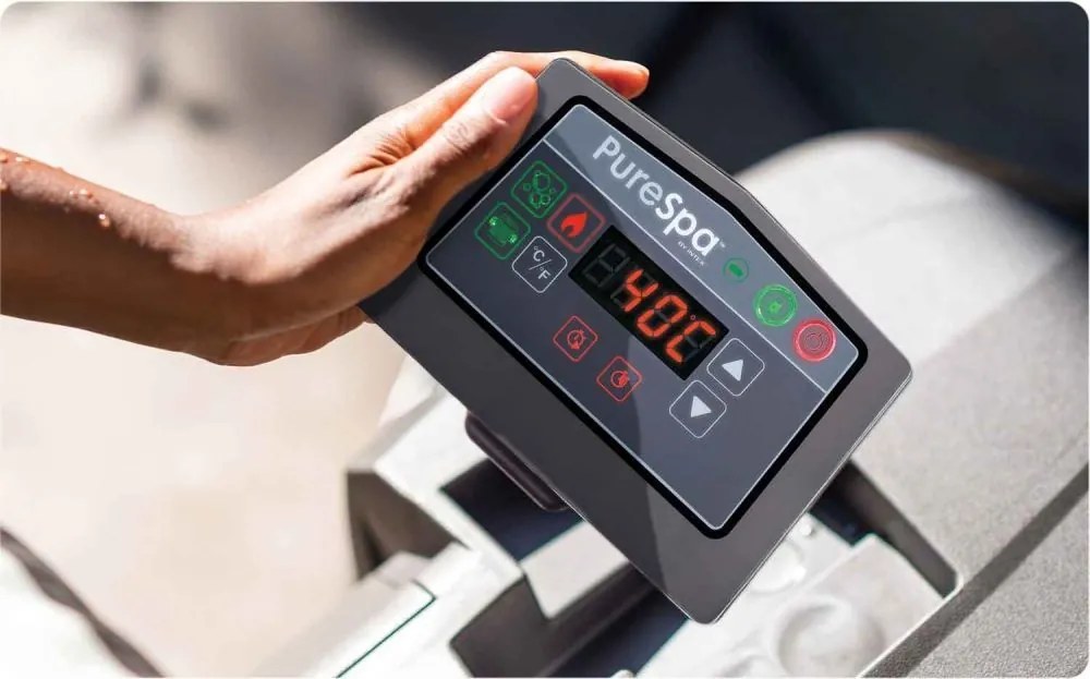 Jacuzzi gonflabil cu hidromasaj și control Wi-Fi 6 osôb