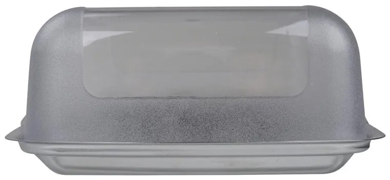 Cutie pentru unt si branza Fackelmann 47355, 17x11 cm, Transparent