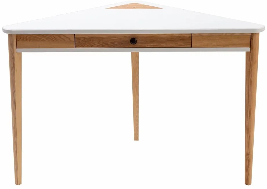 Birou pe colț Ragaba Ashme, alb