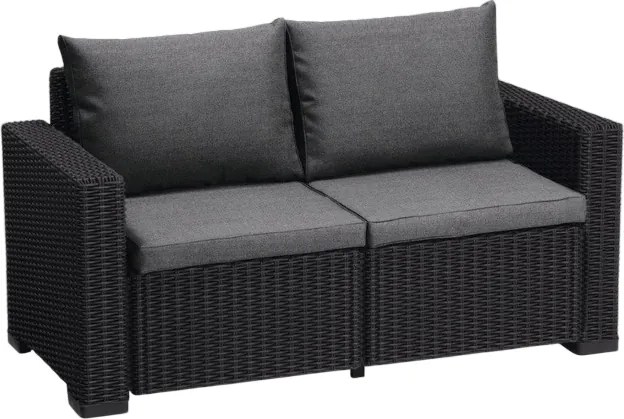 Canapea de grădină Keter California 141 x 68 x 72 cm, grafit